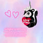 Love stinks skunk *single earring*