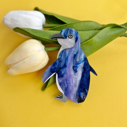 Fairy penguin brooch or magnet
