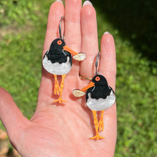 Oystercatcher earrings