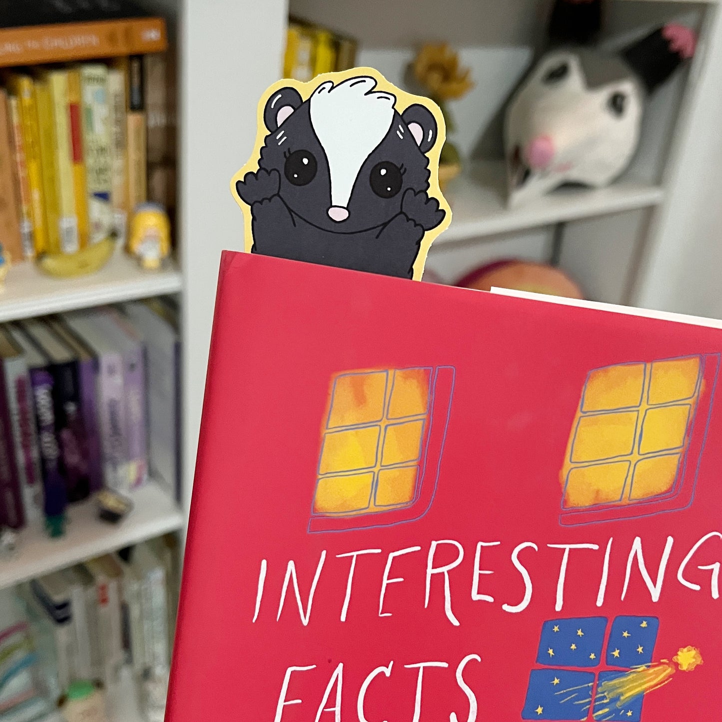 Skunk bookmark (double-sided)