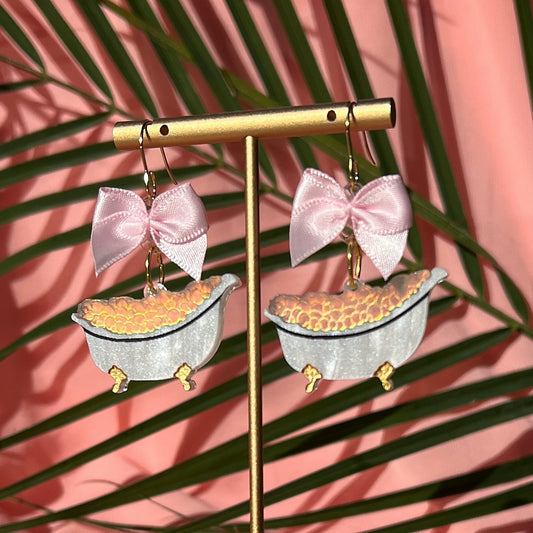 Bubble bath earrings