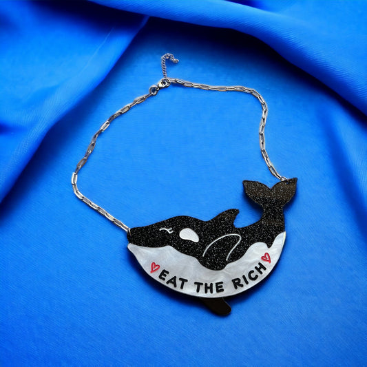 Gladis the Orca necklace