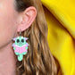 Book dragon earrings