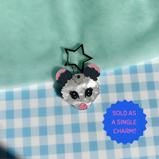 *SINGLE* Cutesy opossum boot charms