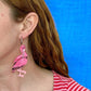 Scarlet Ibis earrings